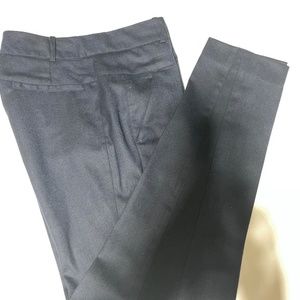 Veronica Beard Women's Wool Blend Pants Size 4 Navy Blue